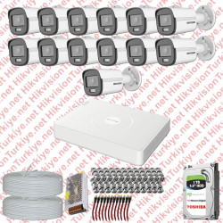Hikvision Colorvu Gece Renkli 13 Kameralı Set 1TB Hdd